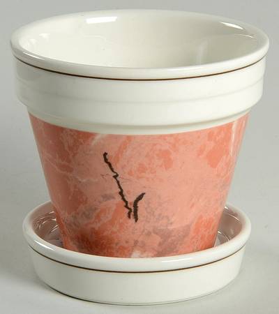 Siena 3" Flower Pot & Underplate