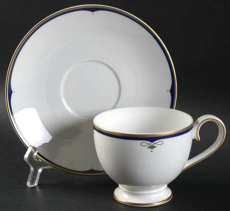 St Raphael Footed Cup & Saucer Set