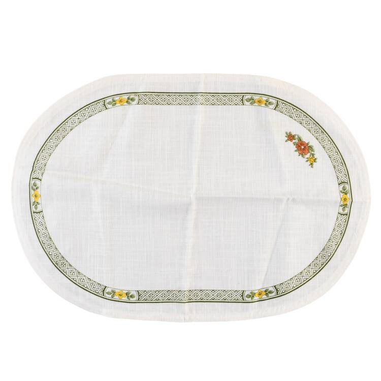 Summer Day Oval Cloth Placemat