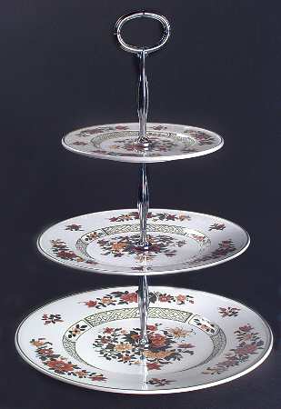 Summer Day 13 7/8"-14 1/4" 3-Tiered Serving Tray(DP,SP,BB) HC