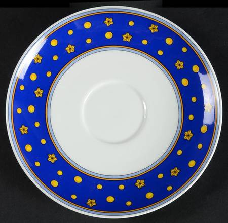 Sun, Moon & Stars Saucer for Flat Cup