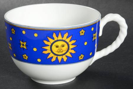 Sun, Moon & Stars Flat Cup