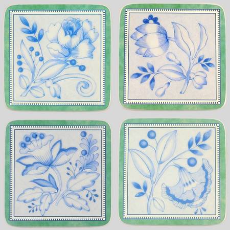Switch 3  Square Corkback Coaster - Set of 4 Motifs