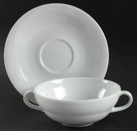 Switch 2 Flat Cream Soup Bowl & Saucer Set