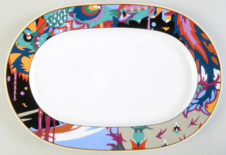 Thunderbird 13" Oval Serving Platter