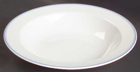 Tipo Blue Rim Cereal Bowl