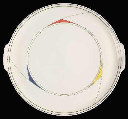 Trio Handled Cake Plate