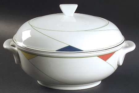 Trio Oval Covered Vegetable
