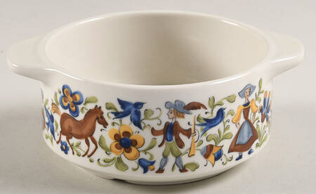 Troubadour Flat Cream Soup Bowl