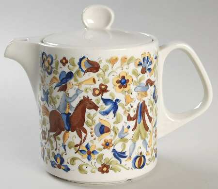 Troubadour Teapot & Lid