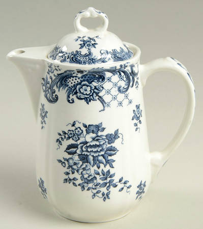 Valeria Blue Individual Teapot & Lid