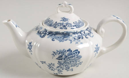 Valeria Blue Individual Teapot & Lid