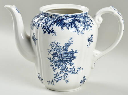 Valeria Blue Coffee Pot No Lid
