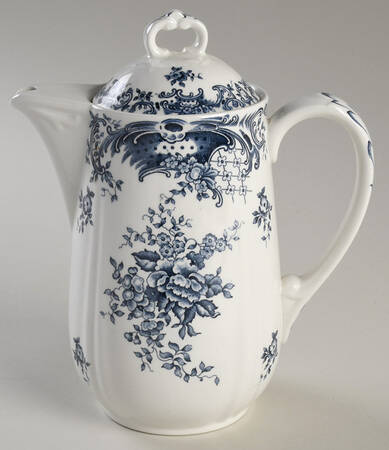 Valeria Blue Small Coffee Pot & Lid
