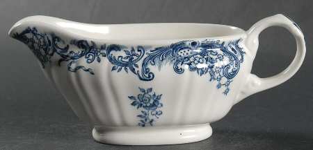 Valeria Blue Individual Gravy Boat