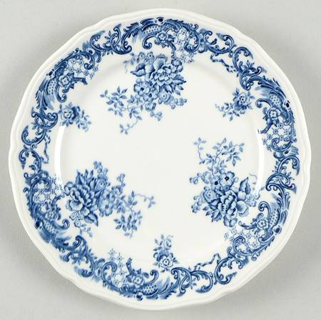 Valeria Blue Bread & Butter Plate