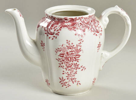 Valeria Red Mini Coffee Pot No Lid