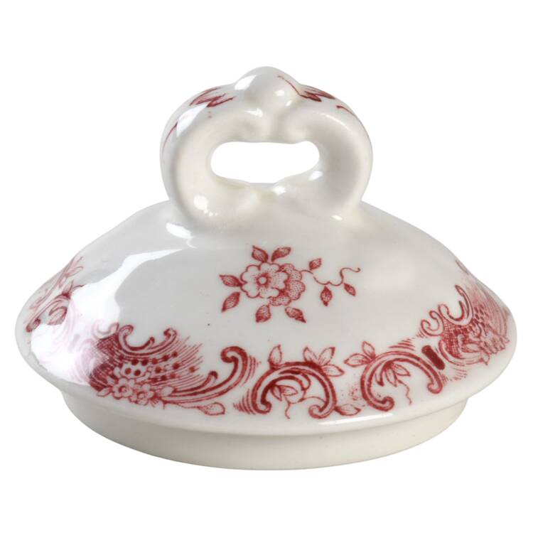 Valeria Red Lid for Sugar Bowl