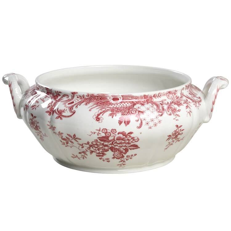 Valeria Red Round Vegetable No Lid