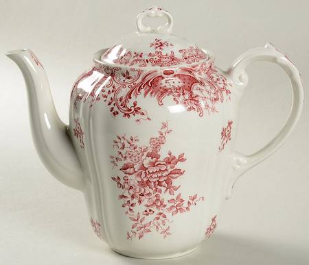 Valeria Red Coffee Pot & Lid