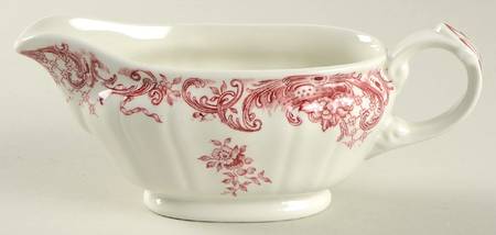 Valeria Red Individual Gravy Boat