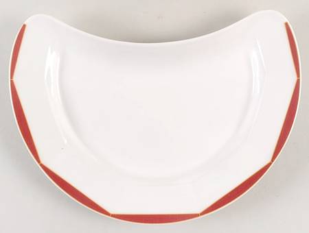 Varia Red Crescent Salad Plate