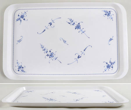 Vieux Luxembourg 18" Rectangular Melamine Tray