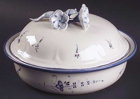 Vieux Luxembourg 8" Flat Covered Bowl