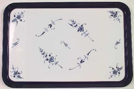 Vieux Luxembourg Plastic Serving Tray 17"