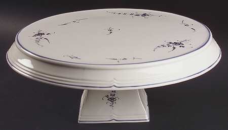 Vieux Luxembourg 14" Diameter Pedestal Cake Stand