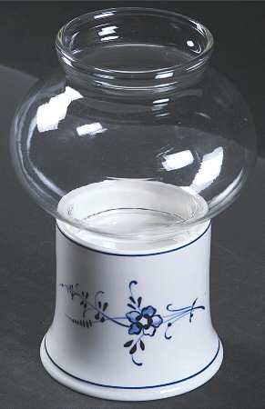Vieux Luxembourg Mini Hurricane Lamp & Globe