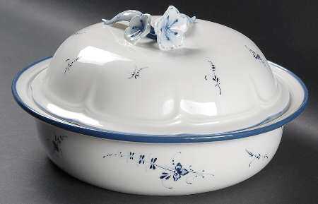 Vieux Luxembourg 11" Flat Covered Bowl