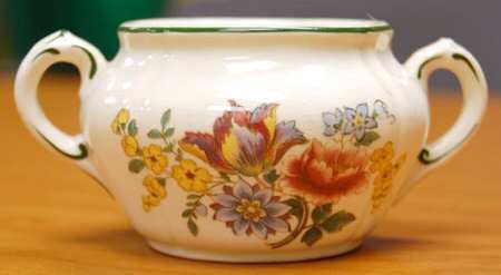 Fleurs De Montclair Sugar Bowl No Lid