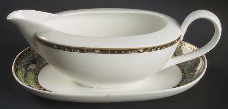 Vie Sauvage Gravy Boat & Underplate/Relish