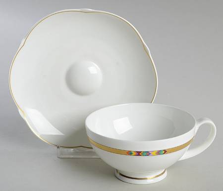 Viva Footed Cup & Saucer Set