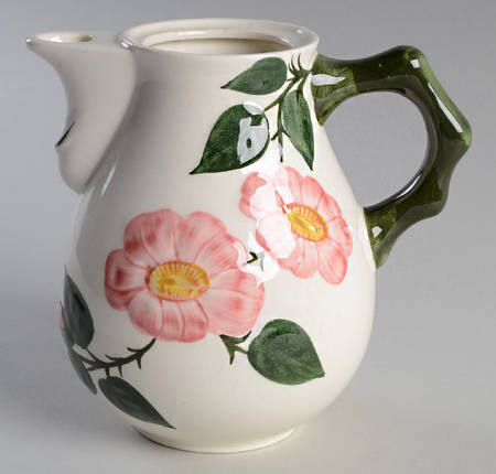Wild Rose (Pink Flowers) Mini Coffee Pot No Lid