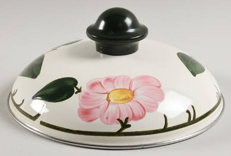 Wild Rose (Pink Flowers) Lid for 2 Quart Metal Covered Saucepan