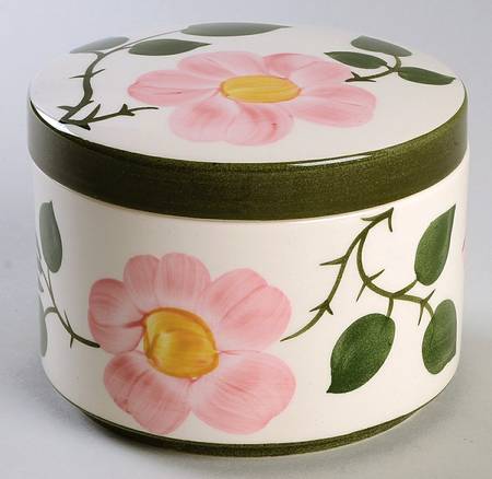 Wild Rose (Pink Flowers) Candy Box & Lid
