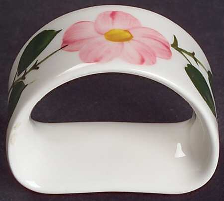 Wild Rose (Pink Flowers) Napkin Ring