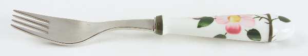 Wild Rose (Pink Flowers) Dinner Fork (7 1/2" or Larger)