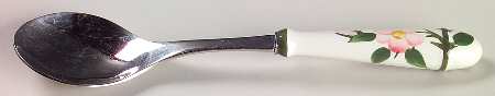 Wild Rose (Pink Flowers) Tablespoon (Serving Spoon)