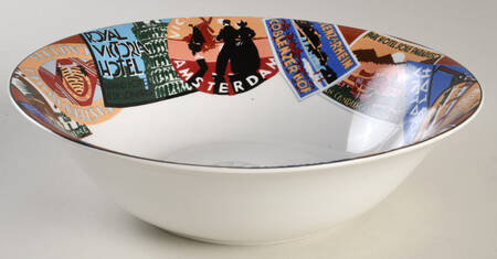 Around The World 9" Round Vegetable Bowl