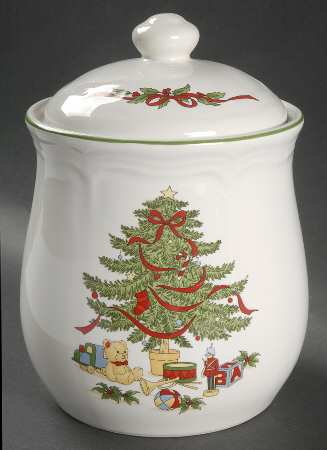 Christmas Tree Extra Large Canister & Lid