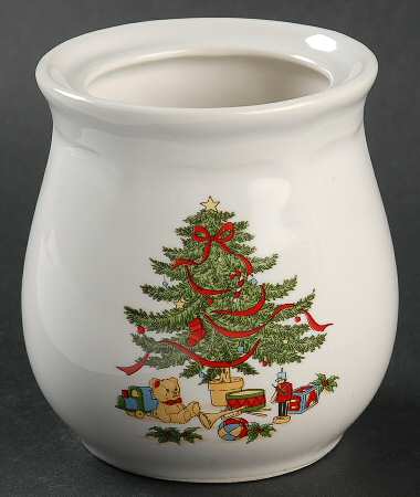 Christmas Tree Sugar Bowl No Lid