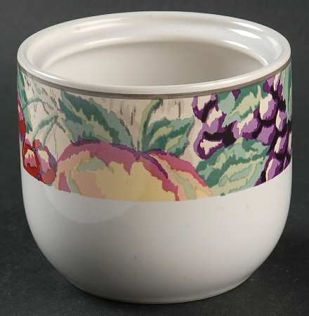 Fruit Tapestry Sugar Bowl No Lid