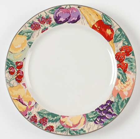 Fruit Tapestry 12" Chop Plate (Round Platter)