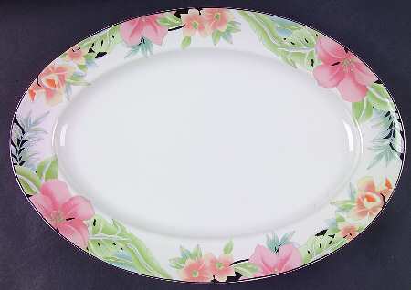 Hana 14" Oval Serving Platter