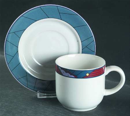 Jazz Flat Cup & Saucer Set