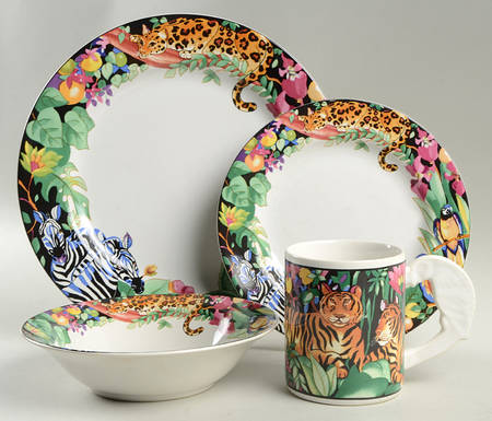 Rain Forest 4 Piece Place Setting