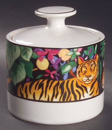 Rain Forest Sugar Bowl & Lid